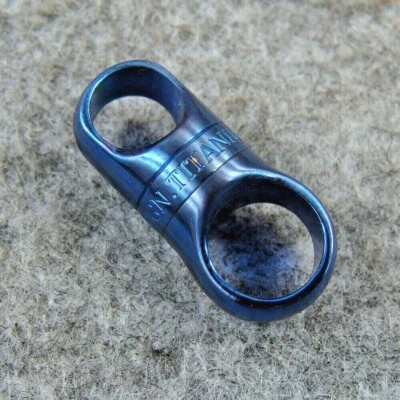 Titanium Swivel Eye Rotating Connector For Wallet Bag Key Chain Use - Image 1 of 4