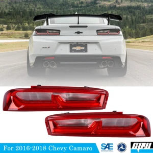 LED DRL Taillights For 2016-2018 Chevrolet Camaro w/Sequential Turn Signal Lamps - Picture 1 of 12