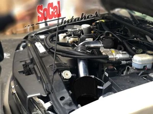 BLACK Air Intake Kit and Filter For 97- 03 CHEVY S10 GMC SONOMA ISUZU HOMBRE 2.2 - Picture 1 of 1