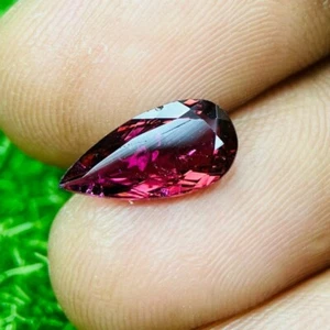 1.67 Cts | natural loose|Tourmaline | Pink | Pear Shape | portuguese cut Brazil - Picture 1 of 5