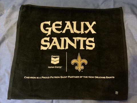 New Orleans Saints Rally Towel 15x18 NFL Sports Fan Football Team Hand Geaux Rag Cover