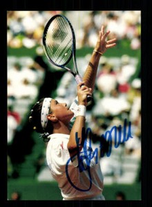 Judith Wiesner Autograph Card Original Signed Tennis 