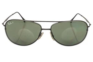 Ray Ban RB 8052 154/9A Aviator Gunmetal Gray Sunglasses 61-13 3P SCRATCHES - Picture 1 of 5