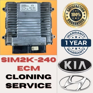 Kia Hyundai SIM2K-240 Engine Computer ECU ECM PCM Cloning Service ✅ Plug & Play - Picture 1 of 3