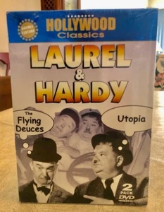 Laurel & Hardy 2 DVD SET - Flying Deuces & Utopia - Comedy-Klassiker - VERSIEGELTE BOX - Bild 1 von 3