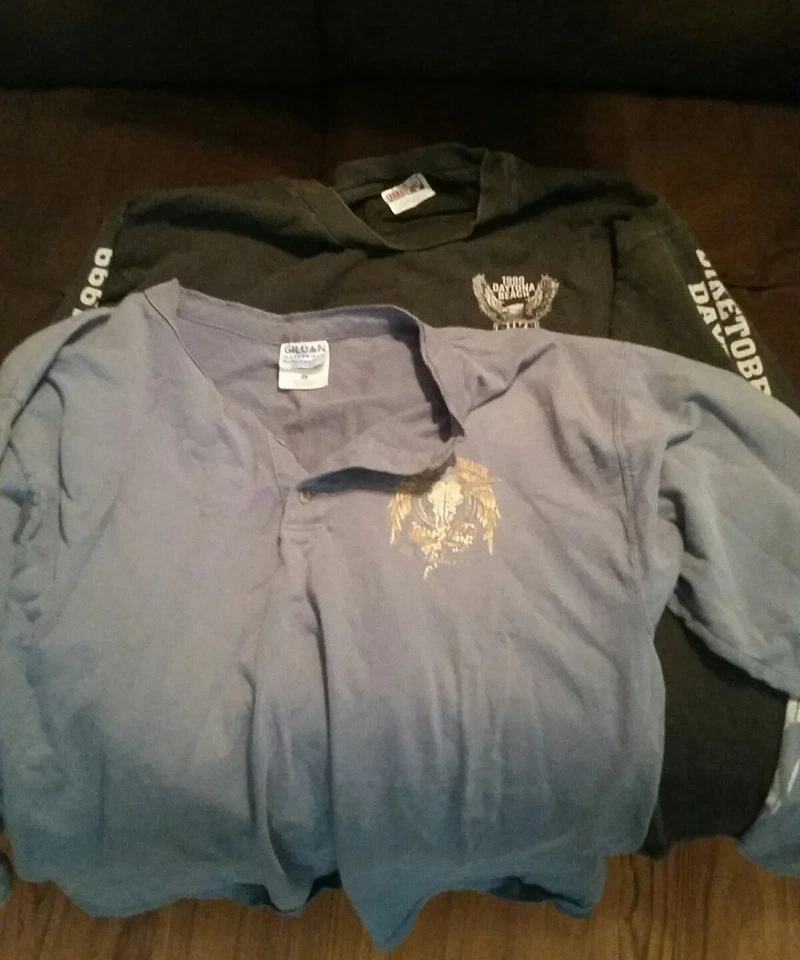 Camisa de manga larga Daytona Beach Bike Week 1999 y 2001 talla L. B3 Foto 1 de 4