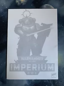 Warhammer 40K Imperium Magazine Art, edición limitada nuevo conjunto de 4 P&P gratis - Imagen 1 de 4