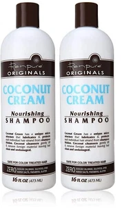 2er Pack Renpure Originals Kokosnuss Creme Pflegendes Shampoo 16 Oz. Jeweils - Bild 1 von 2