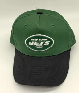 New York Jets NFL Team Headwear Green Two Tone Snapback Boys Adjustable Hat - Picture 1 of 5