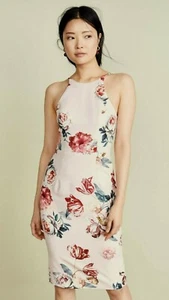 NUEVO VESTIDO FUNDA HALTER FLORAL HALO MONTEGO NEGRO A30729F TALLA 6 $375.00 - Imagen 1 de 12