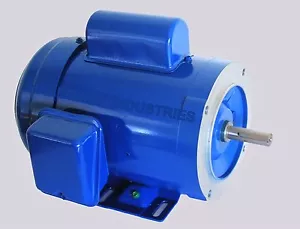AC MOTOR, 3/4HP, 1725RPM, 1PH, 115V/208-230V, 56C/TEFC, WITH BASE - Picture 1 of 6