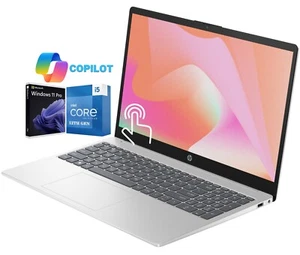 HP AI-Powered Laptop 15.6" Touch HD Display 64GB RAM 2TB SSD Intel i5-1235U - Picture 1 of 12