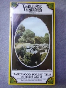 Woodland Scenics Hardwood Forest Trees #TK28 - Set of 24 ~ TS - Picture 1 of 4