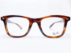 NEW Ray Ban RB5317 2144 Mens Havana Square Designer Eyeglasses Frames 50/21~145 - Picture 1 of 7