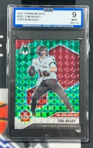 ISA 9 2021 Panini Mosaico Verde Prizm #135 Tom Brady BUCS - Imagen 1 de 1