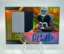 2016 Certified Football Deandre washington mirror gold RPA /25