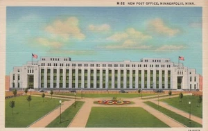 Minneapolis Minnesota New Post Office Postcard - Picture 1 of 2