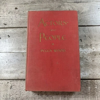 1930 Antique Theater History "Actors - And People" Illustated Foto 1 de 4