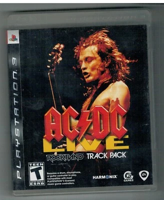AC/DC live rockband track pack PS3 PLAYSTATION 3 GAME 2008 rock band AC DC - Image 1 of 2