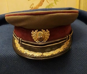 ROMANIA REPUBBLICA DEMOCRATICA - PATTO DI VARSAVIA BERRETTO DA UFFIC. SUPERIORE - Picture 1 of 4
