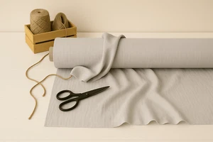 Gainsboro Linen-Cotton Fabric by the Yard – Linen Apparel, Drapery & Upholstery - Picture 1 of 10