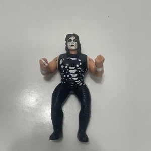 Vintage WCW Sting OSFTM Action Figure 1998 NWO WWE AEW WWF Crow Black White - Picture 1 of 10
