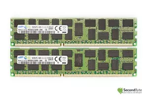 Samsung 32GB (2 X 16GB) PC3-14900R REG ECC Server Memory M393B2G70DB0-CMA - Picture 1 of 1