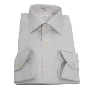 XACUS Camicia Uomo Classic Shirt Tailor 11209.035 Colore Grigio Chiaro - Picture 1 of 2