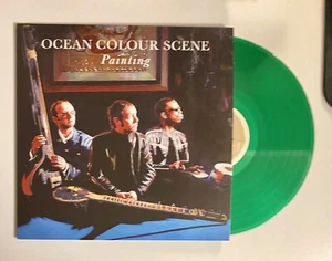 OCEAN COLOUR  SCENE  - Painting 12” Green  Vinyl - Picture 1 of 4