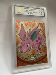 PSA MGC POKEMON 2000 TOPPS CHROME #33 NIDORINO TV ANIMATION EDITION GRADE 10 - Bild 1 von 2