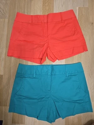 Lote de 2 Pantalones Cortos Daisy Fuentes Verde Azulado y Rosa Talla 8 Nuevos sin Etiquetas Foto 1 de 4