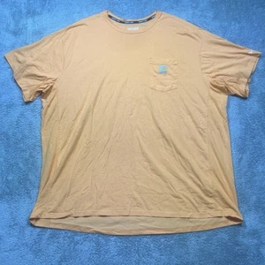 Camiseta Carhartt Force Manga Corta Calce Relajado Bolsillo Talla 4XL Naranja Ropa de Trabajo - Imagen 1 de 9