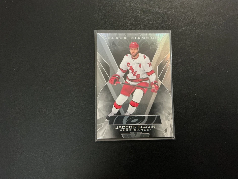 2025-26 UPPER DECK BLACK DIAMOND VETERAN BASE JACCOB SLAVIN 331/349 - Image 1 of 1