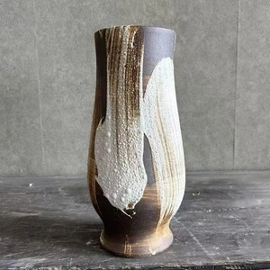 Rustikale Keramik Vase, große Deko Vase im Landhausstil für Wohndeko, groß... - Bild 1 von 4