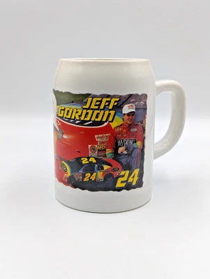 Taza de café Jeff Gorden 1995 cerámica blanca Foto 1 de 4