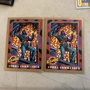 VTG 1991 Impel G.I. JOE GOLD BORDER #18 Cobra Commander - Picture 1 of 10