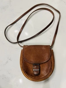 Birkenstock Leather Cross Body Purse Made In Italy Vintage - Picture 1 of 12