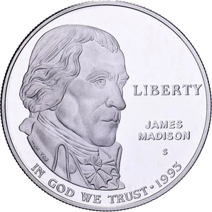 [#638531] United States, Dollar, 1993, U.S. Mint, Proof, Silver, MS, KM:241 - Picture 1 of 2