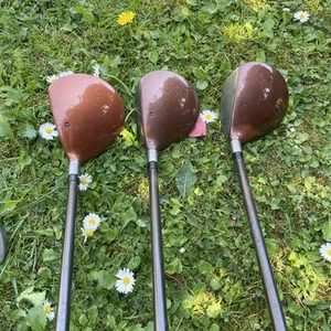 3 X Taylormade Ti Bubble2 woods 1-3-5 Ti Bubble Shafts TM Grips Milton Keynes - Picture 1 of 24