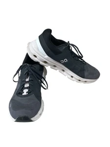 On Cloud Runner Herren Gr. 10 Schuhe grau schwarz Laufen Training Fitness gepolstert Schnürschuhe - Bild 1 von 13