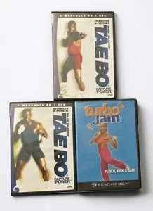 Billy Blanks Tae Bo Foundation Energy Strength Power Turbo Jam Beachbody DVD - Foto 1 di 2