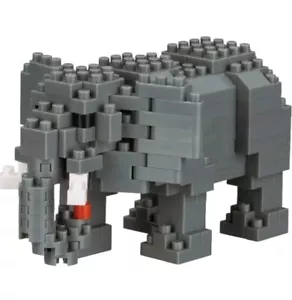 nanoblock - Tiere - African Elephant Collection Serie Bausatz - Bild 1 von 3