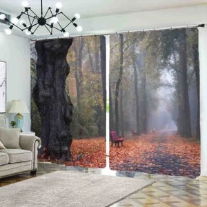 Línea de confusión de humo 3D bloqueo fotográfico impresión cortina cortinas de tela ventana - Imagen 1 de 10