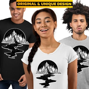 Dark River & Stars Gran Camiseta Exterior Novedad Hombre Mujer Cumpleaños Divertido Regalo - Imagen 1 de 28