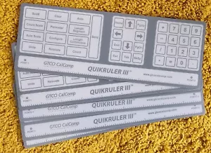 QuikRuler III Measuring Kit Menu for GTCO Digitizers Blueprint Take Off - Picture 1 of 1