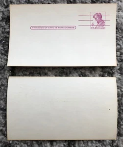 4 Cent Postcard Unused Stamp On It 2000s Vintage Original Lot Set of 2 Lincoln - Picture 1 of 3