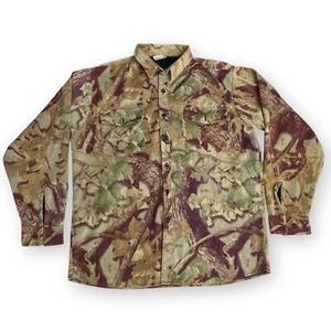 Camisa De Colección Ideal Foto Tallo Camuflada Verde Granate Caza Para Hombres XL Manga Larga - Imagen 1 de 6