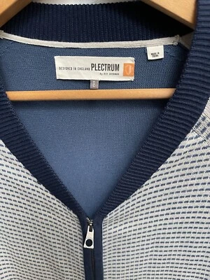 Suéter Ben Sherman Plectrum Para Hombre 2X Cárdigan Cremallera Completa Foto 1 de 4