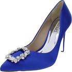 Badgley Mischka Womens Cher Blue Dress Shoes Evening 8 Medium (B,M) BHFO 1390