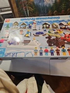 NIB Block Tech 1,623 Pieces Winter Wonderland. Box Has Flaws Bags Are Sealed - Picture 1 of 6